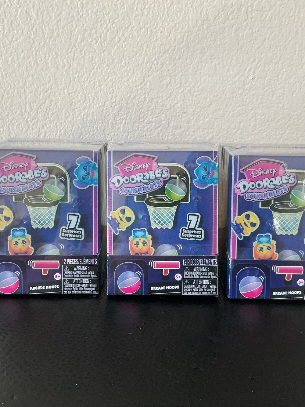 Disney Doorables Squish'alot Hoops Arcade Basketball Lot of 3